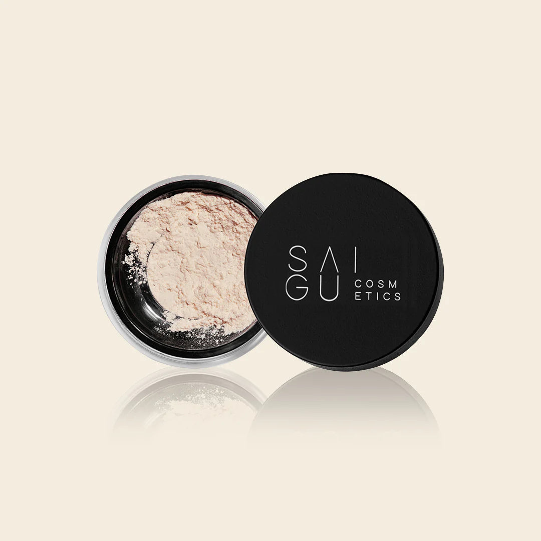 Polvos traslúcidos efecto terciopelo, Saigu Cosmetics