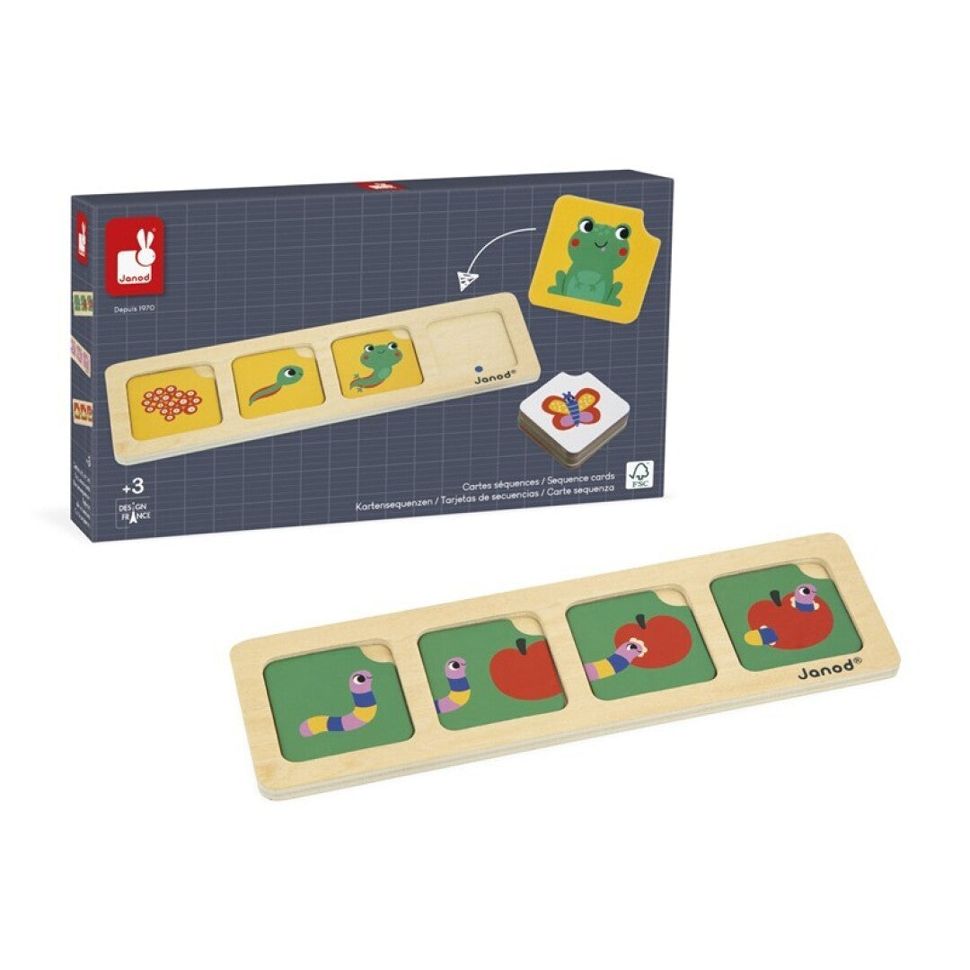 juego de tarjetas de secuencia janod juego educativo