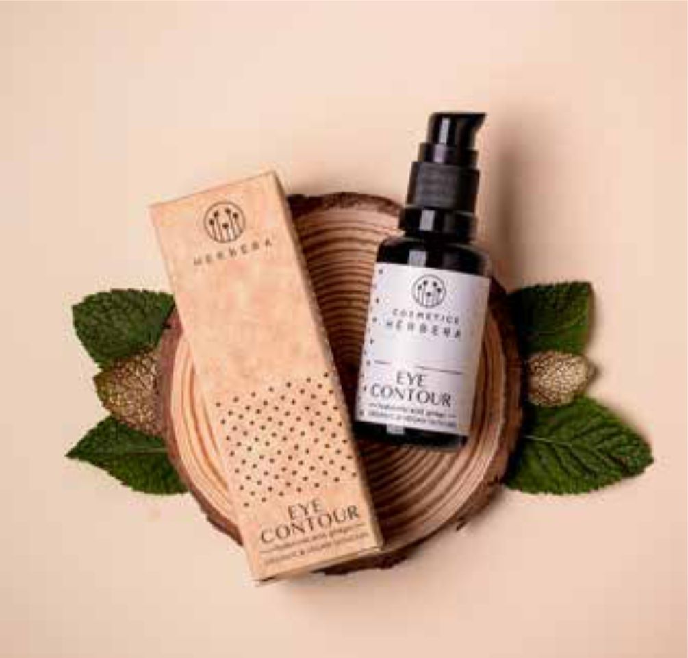 Contorno de ojos, ácido hilaurónico y ginkgo biloba, Herbera