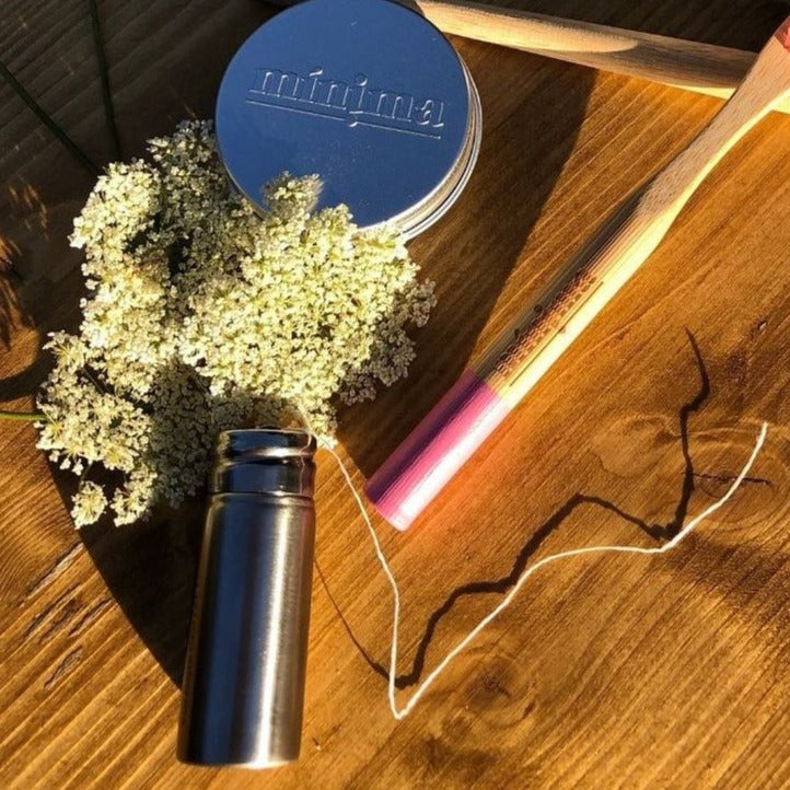 Hilo dental sin plástico o nylon, Minima