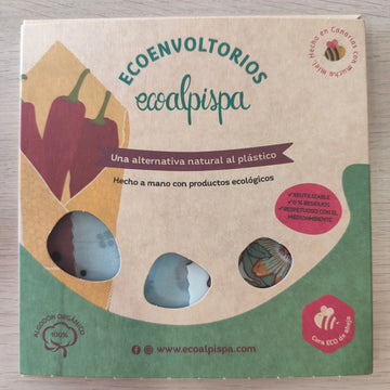 Ecoenvoltorios de cera de abeja S/M/L , Ecoalpispa