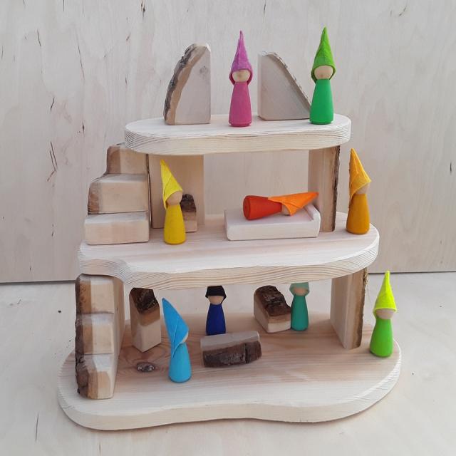 Casita de gnomos, Ludimat