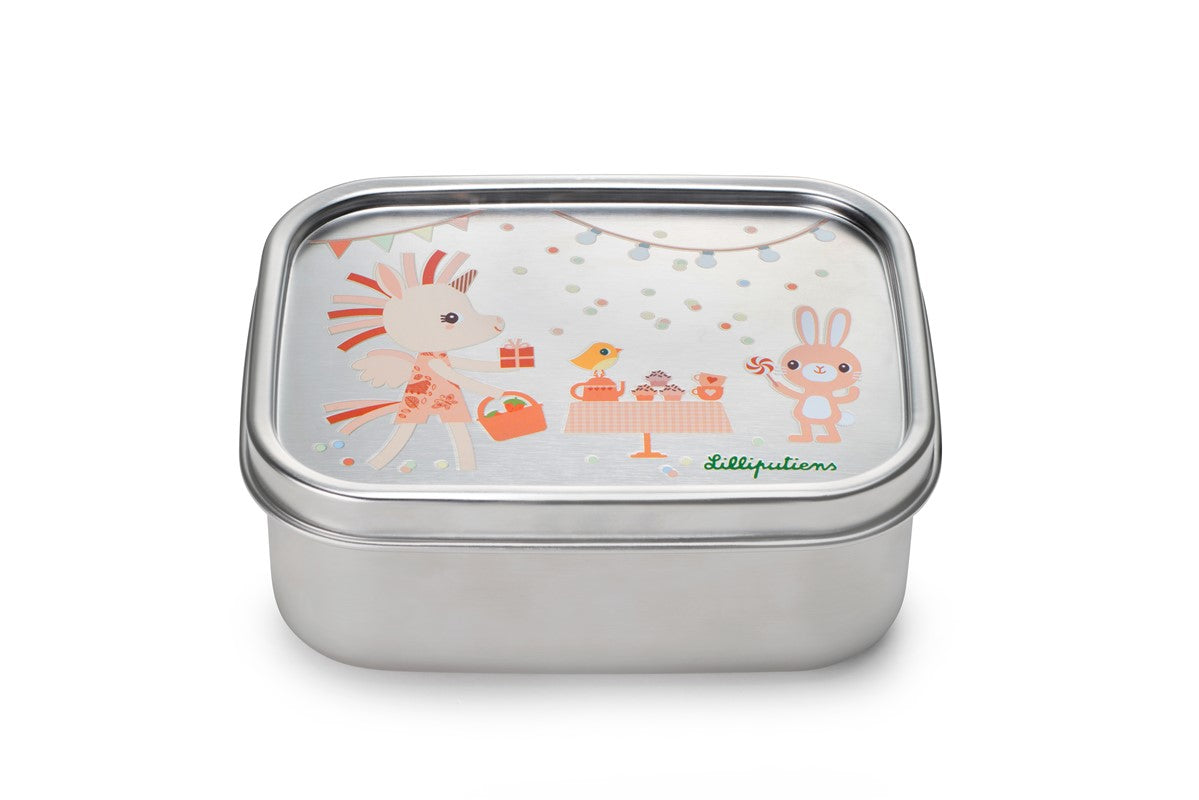fiambrera con dibujos para niños y bebes marca lilliputiens