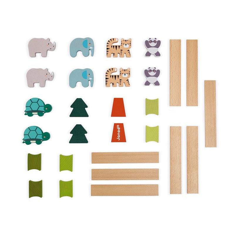 Juego de equilibrio animales, Janod