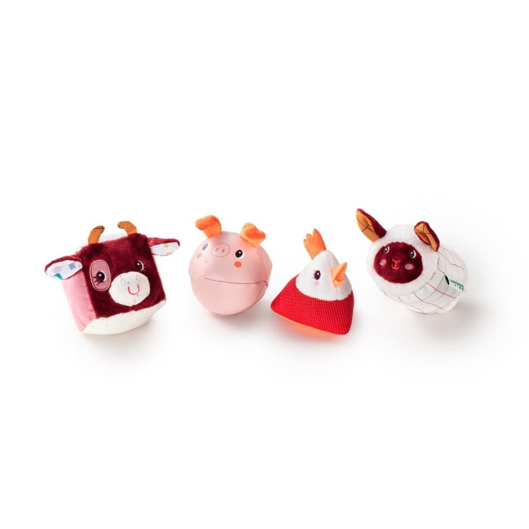 Juego 4 figuras de la granja, Lilliputiens