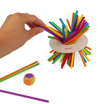 Juego de habilidad Crazy Sticks, Janod