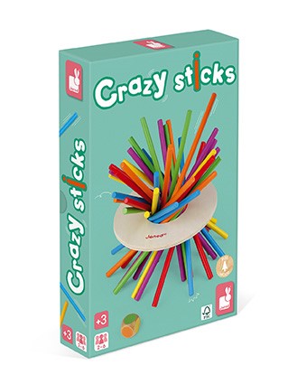 Juego de habilidad Crazy Sticks, Janod