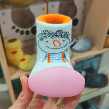 zapatillas de calcetin suaves para bebes y niños